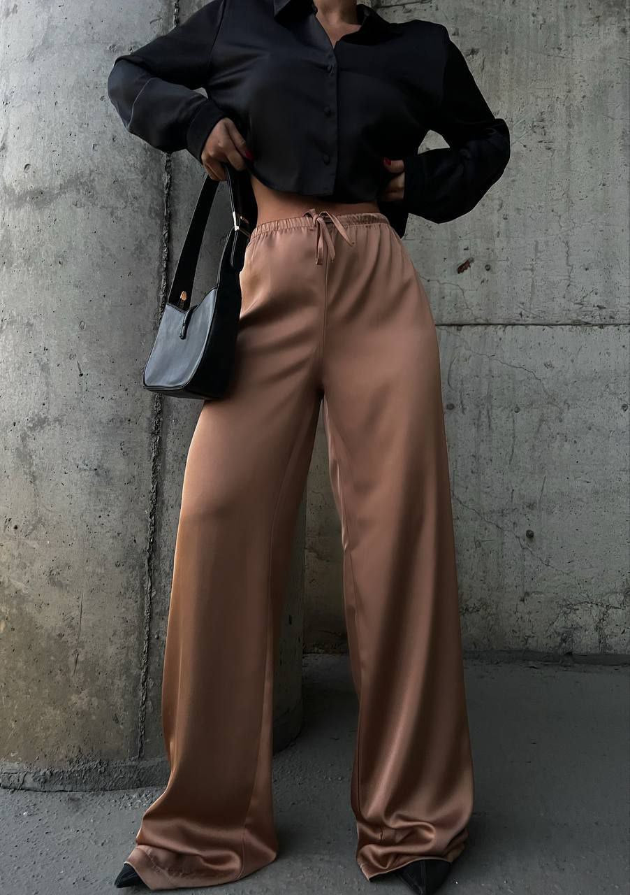 Satin pants