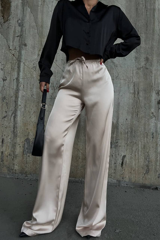 Satin pants